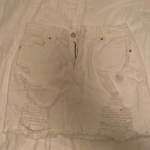 PACSUN white denim skirt